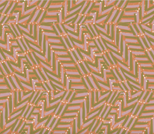 'V Dot, Autumn' Grasscloth Wallpaper