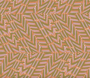 'V Dot, Autumn' Grasscloth Wallpaper