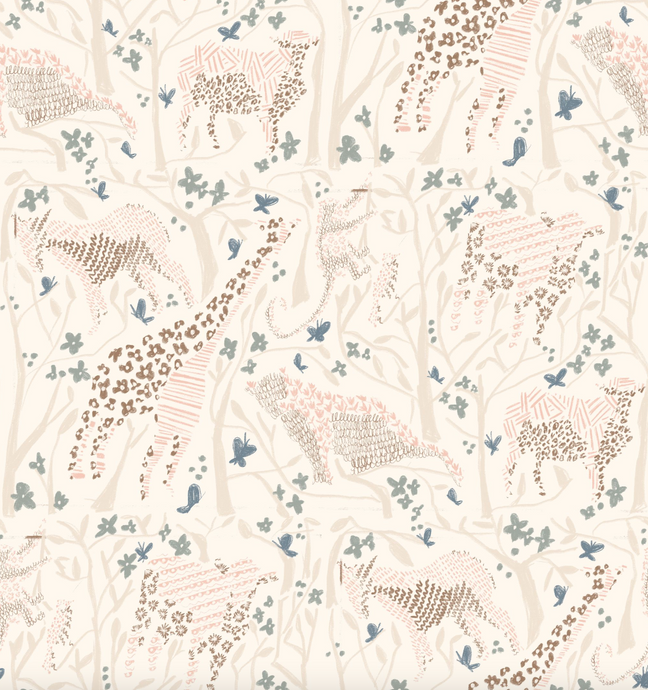 'Safari, Taupe' Fabric