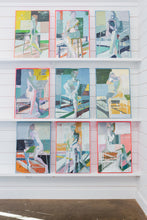 Winter Figure VII, 20"x30" framed