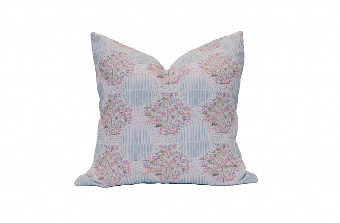 'Flower Grid' Pillow