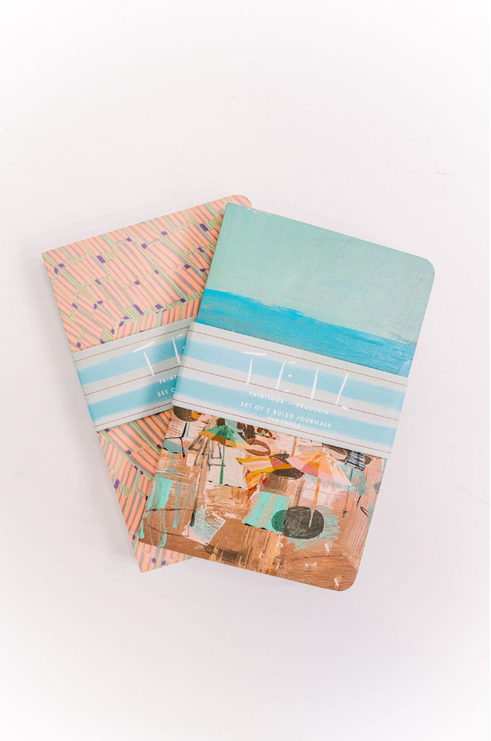 Turquoise Tint and Zigzag Journal Set